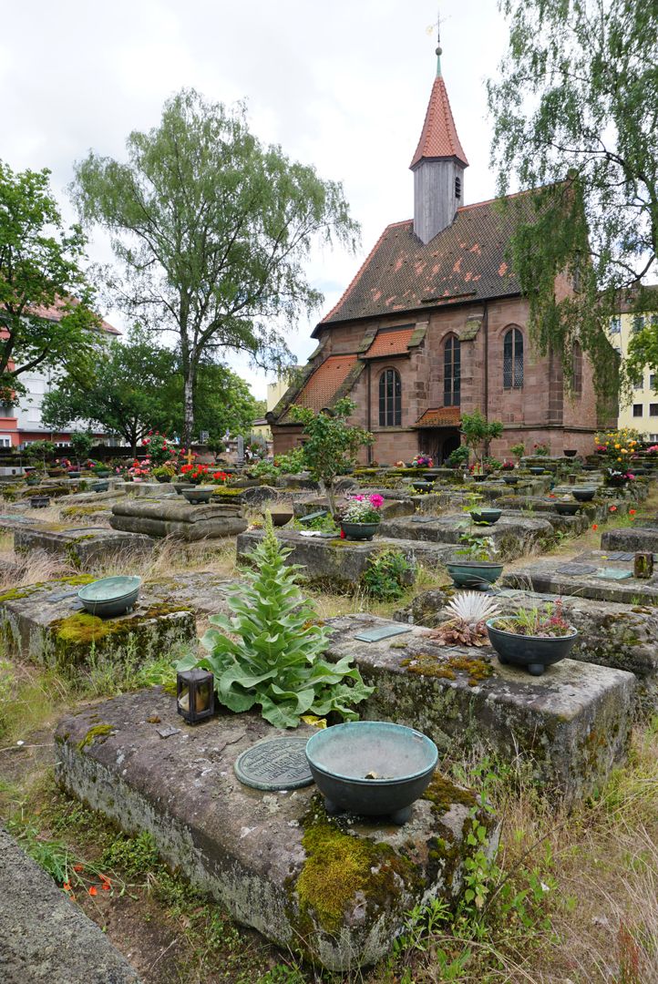 Grabstätte des H.E.Witting Lage im Gräberfeld