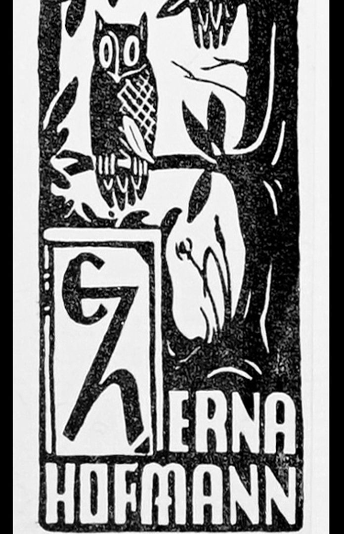 Exlibris für Erna Hofmann Detailansicht