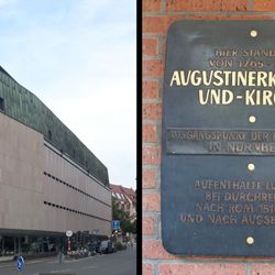 Gedenktafel / Augustinerkloster und -Kirche