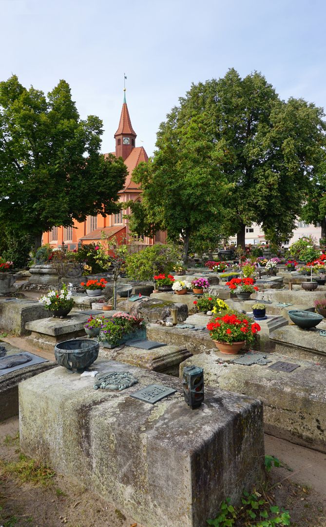 Grabstätte des Christian Friedrich Philipp Hohnbaum Lage im Gäberfeld