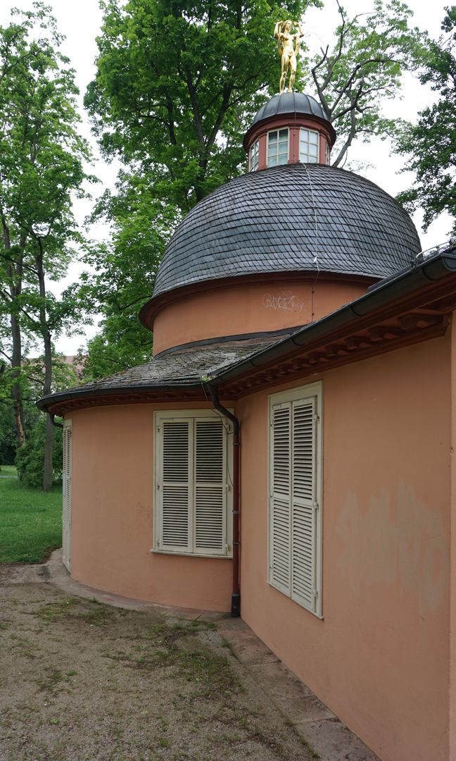 Apollo-Tempel Rotunde und Eingangsvorbau