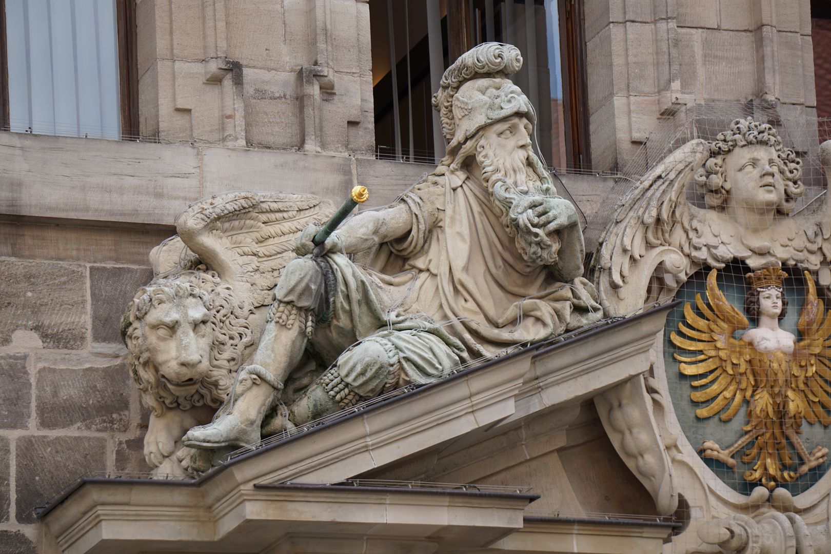 Nordportal Ninus mit einem geflügelten Löwen